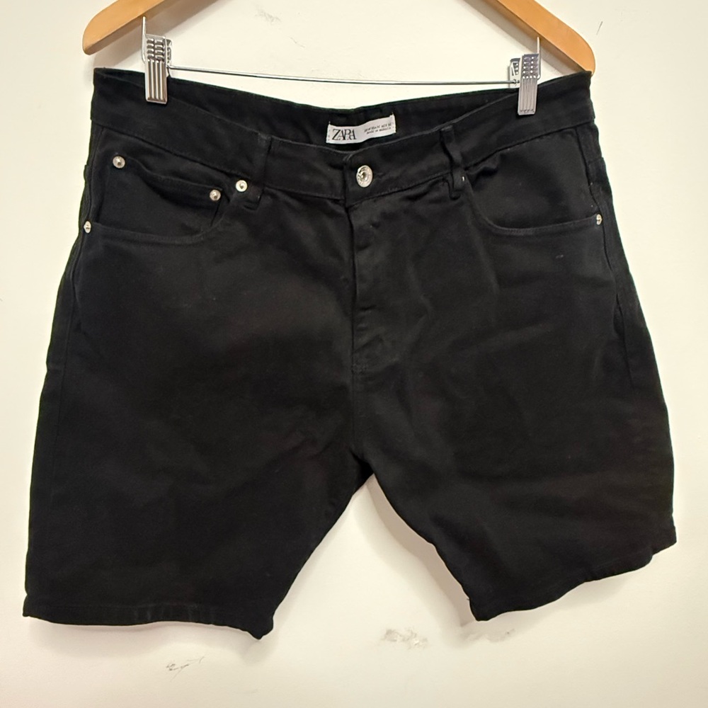 Zara Men's Dark Jean Shorts